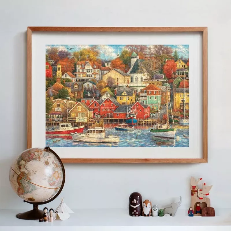 Clementoni High Quality Collection Good Times Harbor Dėlionė 1500 vnt. Menas