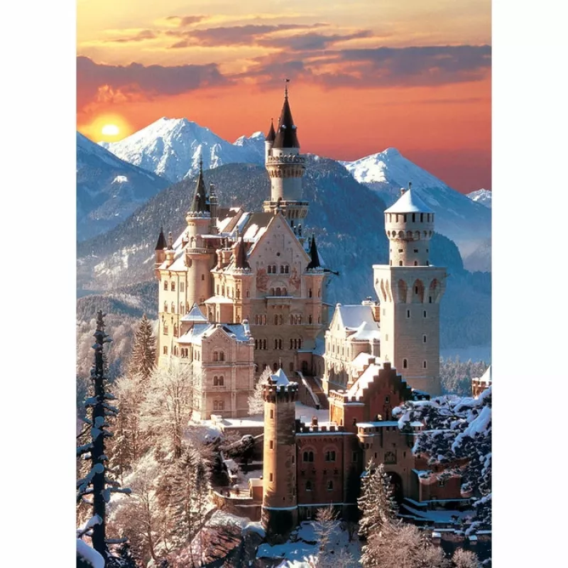 Clementoni High Quality Collection Neuschwanstein dėlionė 1500 vnt. Kraštovaizdis