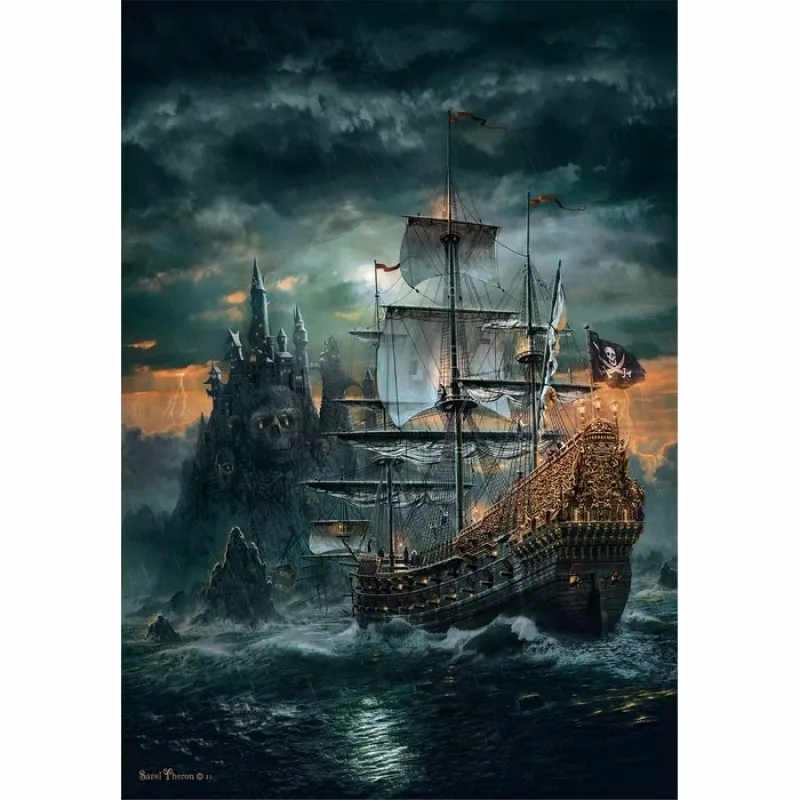 Clementoni High Quality Collection The Pirates Ship dėlionė, 1500 vnt., Menas, 18 m.