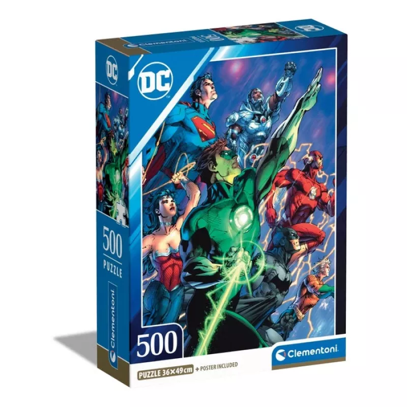Clementoni DC Dėlionė 500 vnt. Komiksai