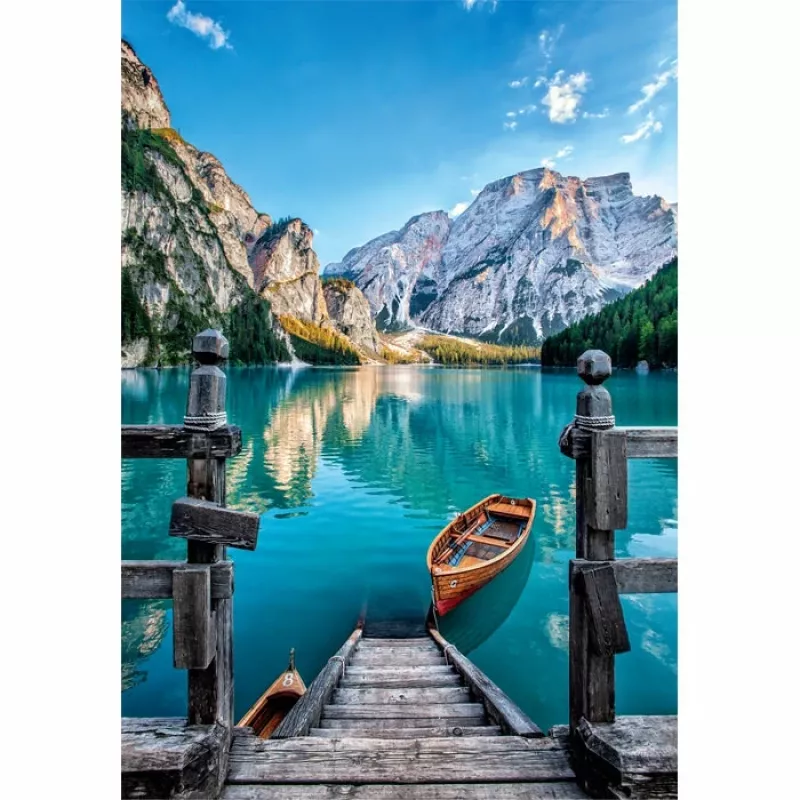 Clementoni High Quality Collection Braies ežeras dėlionė 500 vnt. Peizažas