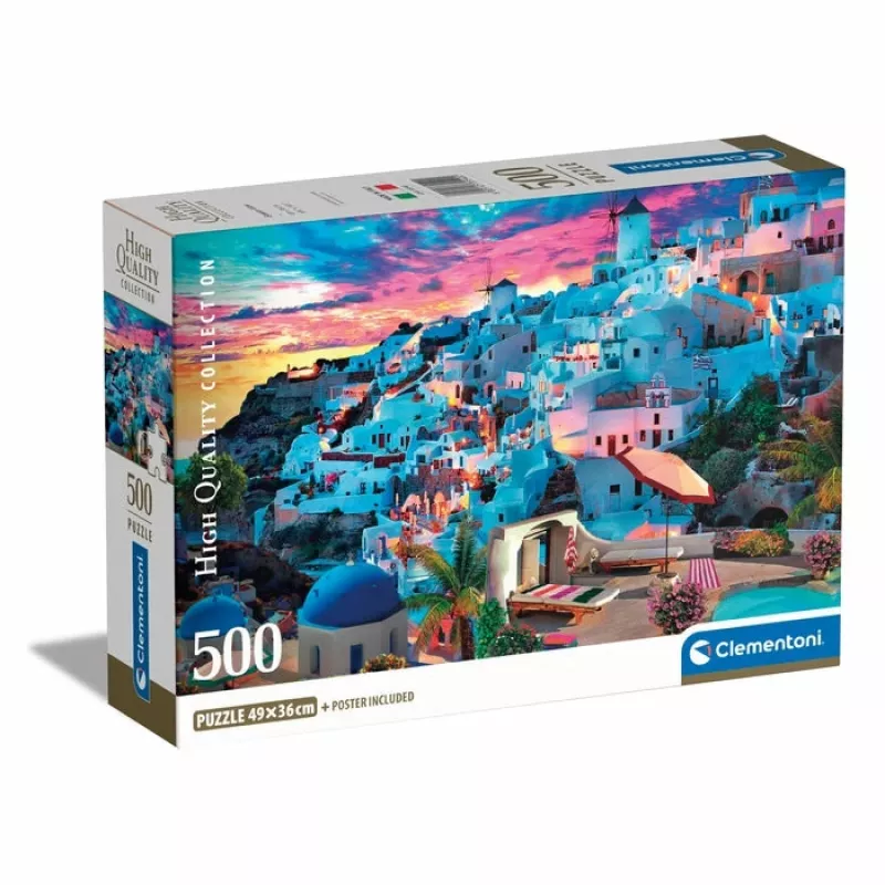 Clementoni High Quality Collection Greece View dėlionė 500 vnt. Peizažas