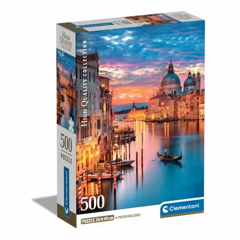 Clementoni High Quality Collection Lighting Venice dėlionė 500 vnt. Kraštovaizdis