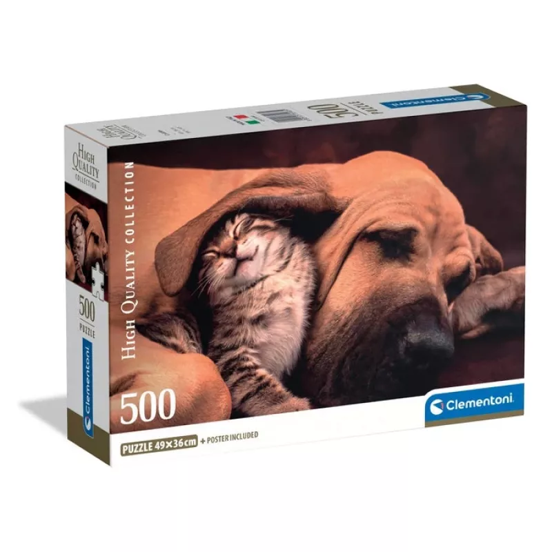 Clementoni High Quality Collection 35583 dėlionė Jigsaw puzzle 500 vnt. Gyvūnai