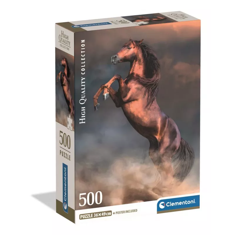 Clementoni 500 pcs CB HQC Wild Red Stallion