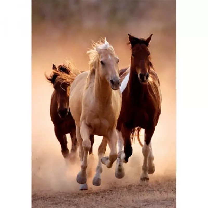 Clementoni Running Horses Jigsaw puzzle 1000 vnt. Animals