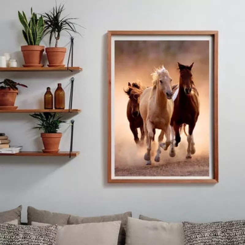 Clementoni Running Horses Jigsaw puzzle 1000 vnt. Animals