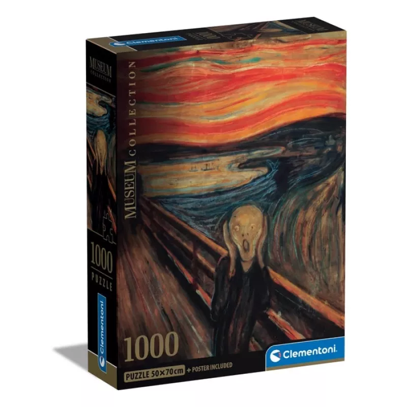 Clementoni Museum Collection Munch The Scream Dėlionė 1000 vnt. Menas