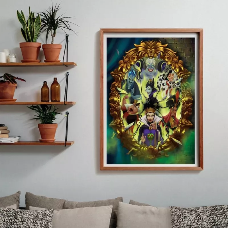 Clementoni Disney Villains Dėlionė 1000 vnt. Animaciniai filmai
