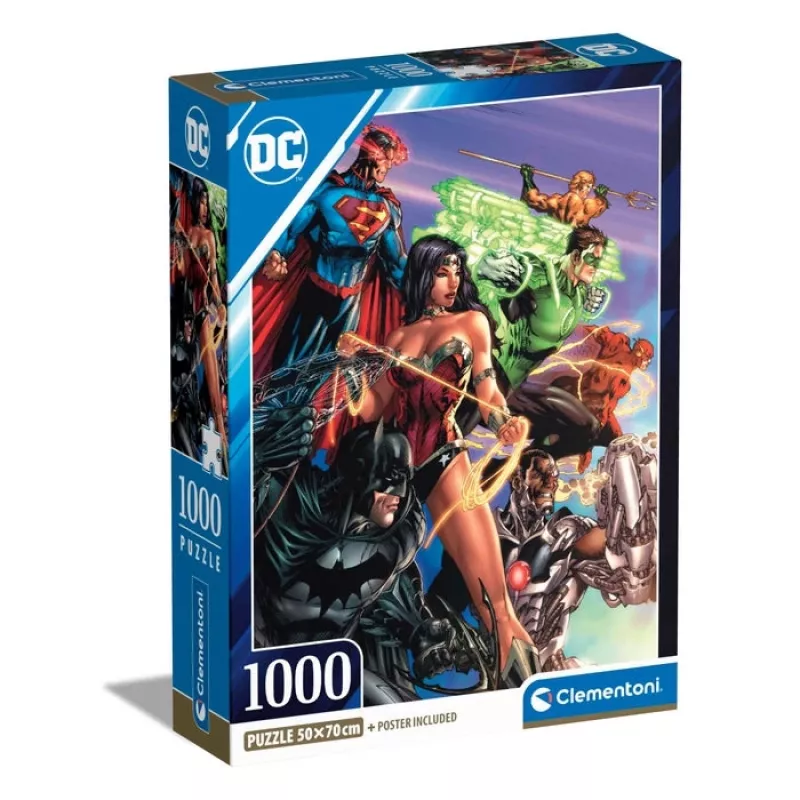 Clementoni DC Comics dėlionė 1000 vnt.