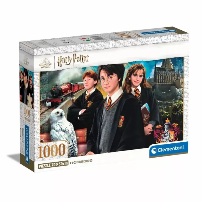 Dėlionė Clementoni Wizarding world Harry Potter, 1000 vnt., Televizija / filmai