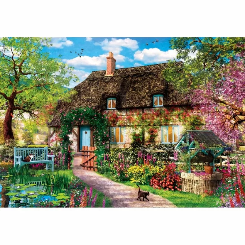 Clementoni High Quality Collection The Old Cottage dėlionė 1000 vnt. Menas