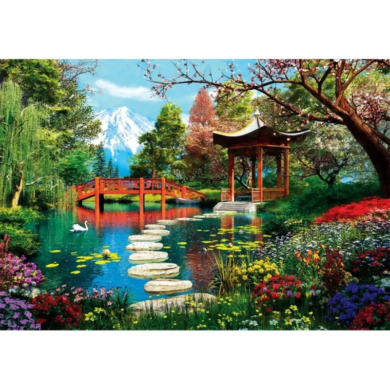 Clementoni High Quality Collection Fuji Garden dėlionė 1000 vnt. Kraštovaizdis