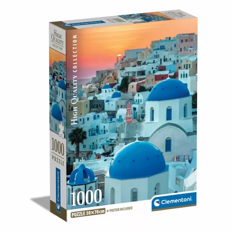 Clementoni High Quality Collection Santorini dėlionė 1000 vnt. kraštovaizdis