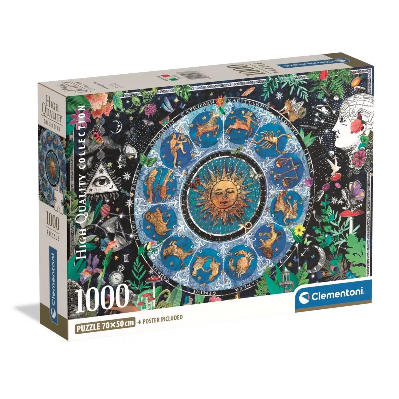 Clementoni 1000 vnt. CB HQC astrologinė diagrama, 14 metų Clementoni 1000 vnt. CB HQC astrologinė diagrama. Rekomenduojamas amžius (min.): 14 metų