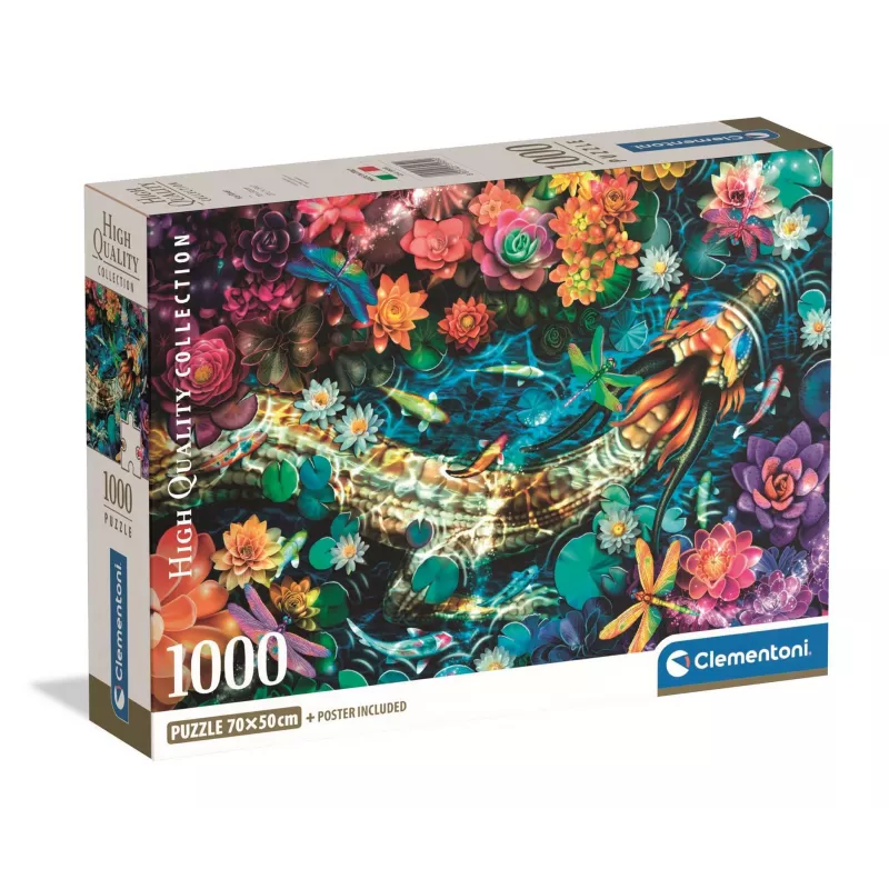 Clementoni 1000 vnt. CB HQC Koi upė, 14 metų Clementoni 1000 vnt. CB HQC Koi upė. Rekomenduojamas amžius (min.): 14 metų