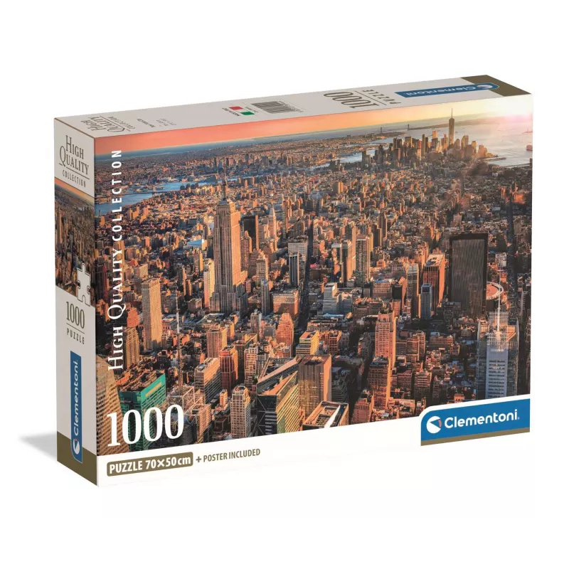 Clementoni 1000 vnt. CB New York City, 14 metų Clementoni 1000 vnt. CB New York City. Rekomenduojamas amžius (min.): 14 metų