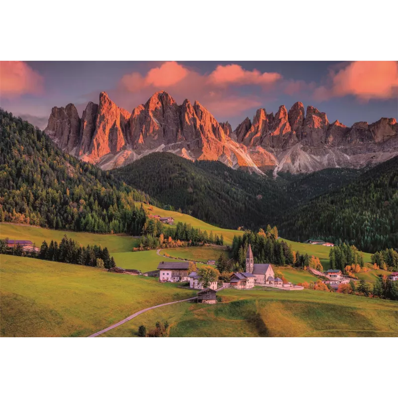 Clementoni 1000 vnt. CB Magical Dolomites, 14 metų Clementoni 1000 vnt. CB Magical Dolomites. Rekomenduojamas amžius (min.): 14 metų