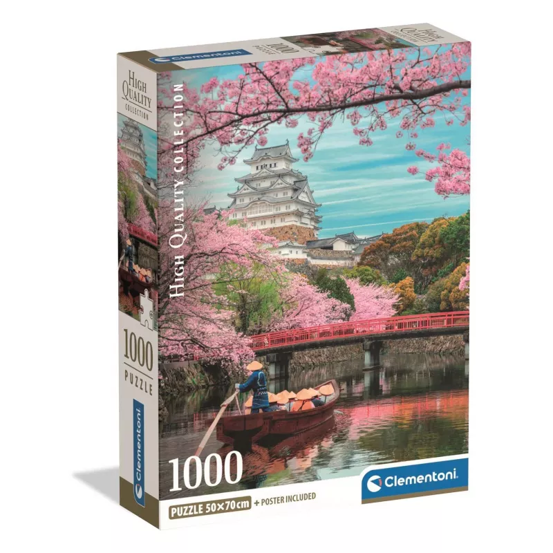 Clementoni 1000 dalių. CB Himeji pilis pavasarį