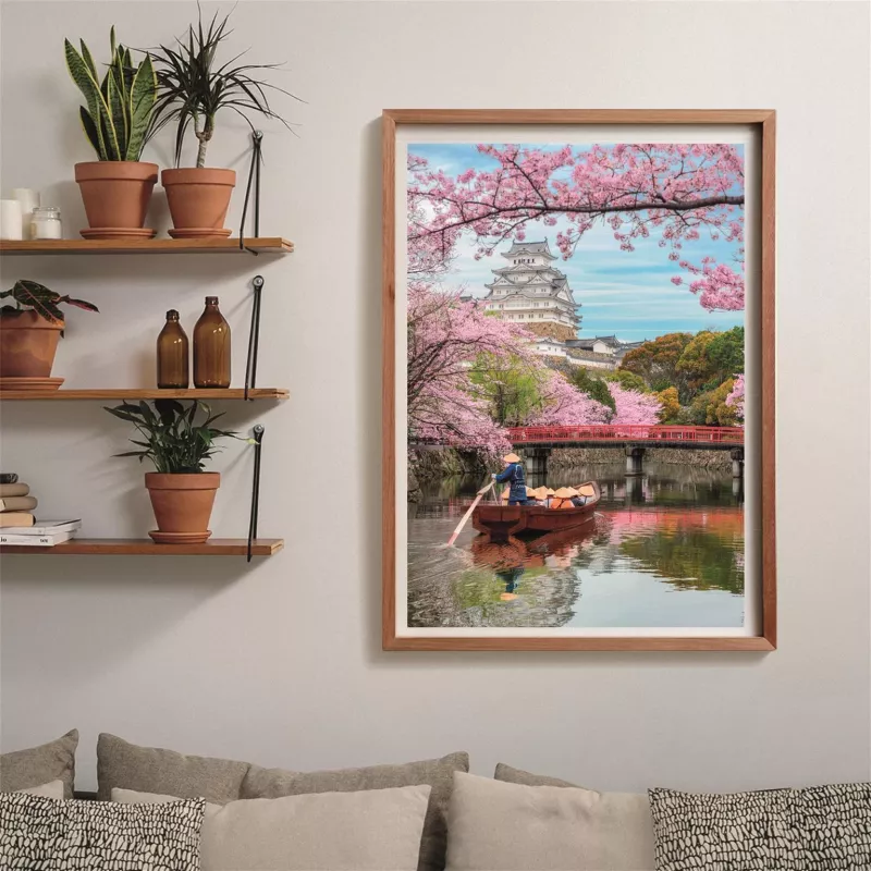Clementoni 1000 dalių. CB Himeji pilis pavasarį