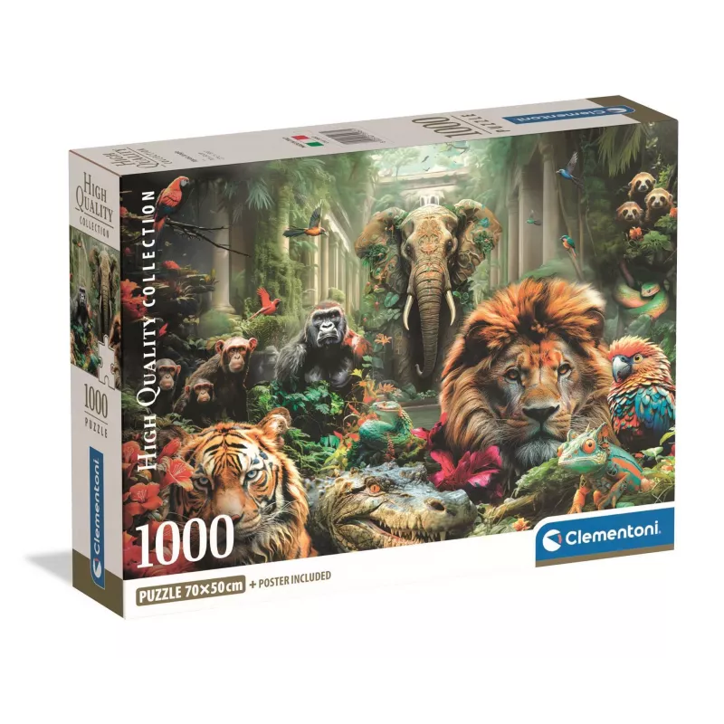 Clementoni 1000 vnt. CB Mystic Jungle, 14 m. Clementoni 1000 vnt. CB Mystic Jungle. Rekomenduojamas amžius (min.): 14 m.