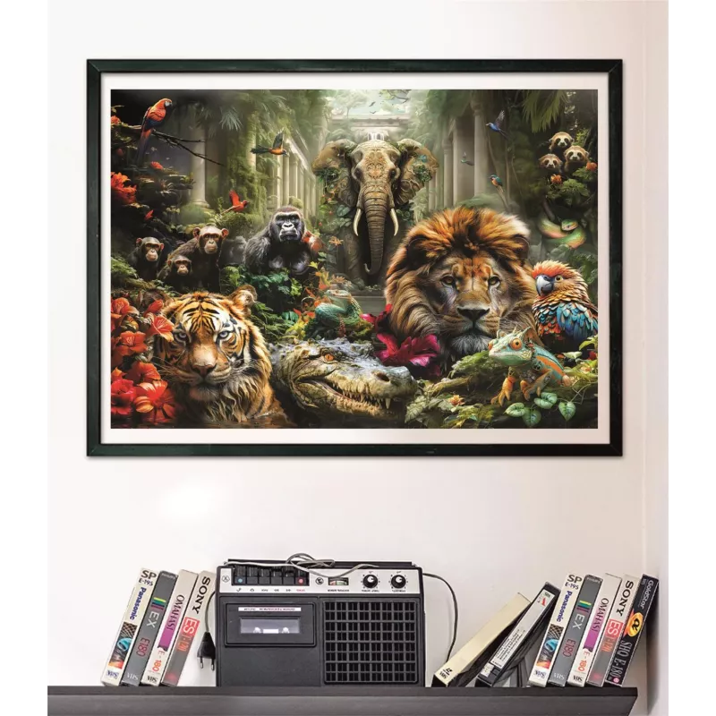 Clementoni 1000 vnt. CB Mystic Jungle, 14 m. Clementoni 1000 vnt. CB Mystic Jungle. Rekomenduojamas amžius (min.): 14 m.