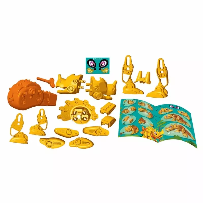 Clementoni Dino Bot Triceratops Junior, robotinis dinozauras, 5 m.