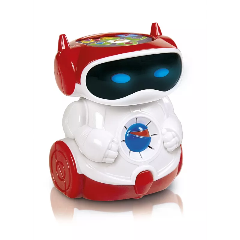 Clementoni DOC - Edukacinis kalbantis robotas, programuojamas robotas, 5 m., raudona, balta
