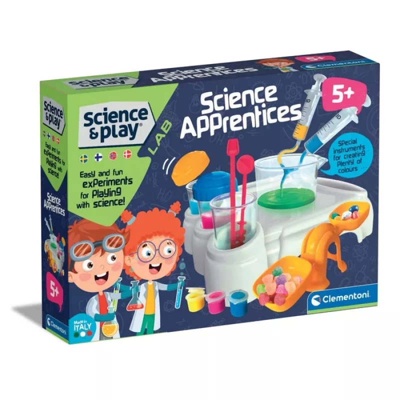 Clementoni Science & Play Science Apprentices, Eksperimentų rinkinys, Įvairūs, 5 m.