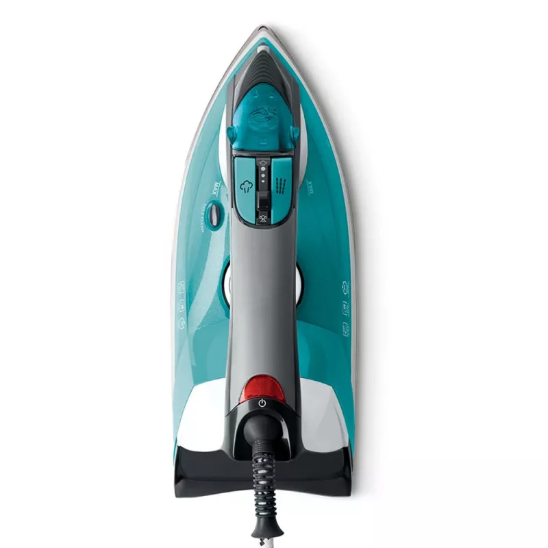 Polti Vaporella Quick & Comfort QC120 garų lygintuvas Nerūdijančio plieno padas 2200 W Juoda, Turkio, Balta
