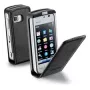 Cellularline FLAP ESSENTIAL mobiliojo telefono dėklas Apverčiamas dėklas Juoda