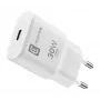 Cellularline GAN sieninis įkroviklis USB-C 30W PD USB-C 30W PD sieninis įkroviklis su GaN technologija
