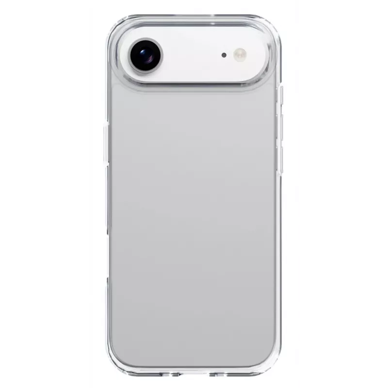 Cellularline Clear Protect - iPhone Air kietas dėklas su guminiais kraštais