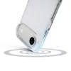 Cellularline Clear Protect - iPhone Air kietas dėklas su guminiais kraštais