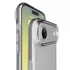 Cellularline Clear Protect - iPhone Air kietas dėklas su guminiais kraštais
