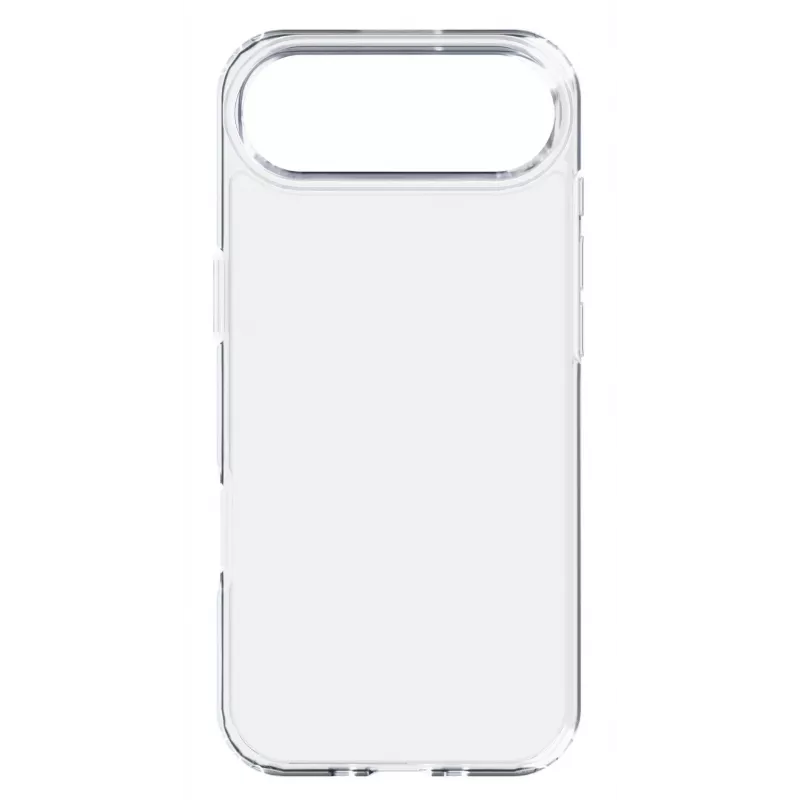 Cellularline Clear Protect - iPhone Air kietas dėklas su guminiais kraštais