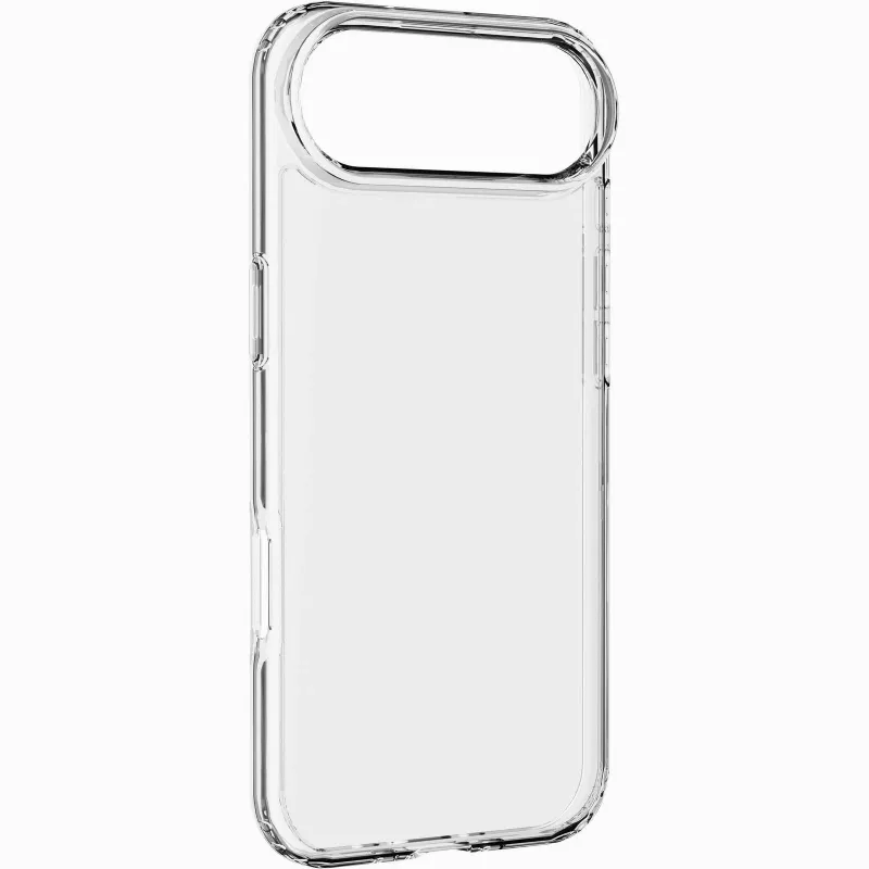 Cellularline Clear Protect - iPhone Air kietas dėklas su guminiais kraštais