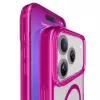Cellularline Iconic Mag - iPhone 17 Pro permatomas dėklas su spalvotais kraštais, suderinamas su MagSafe ekosistema