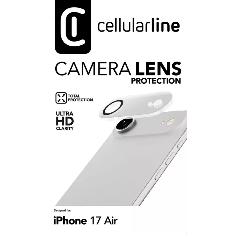 Cellularline kameros lęšio apsauga - iPhone Air apsauga kamerai