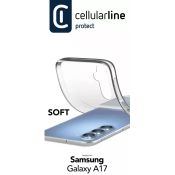 Cellularline Soft - Galaxy A17 minkštos gumos dėklas, Užvalkalas, Samsung, Galaxy A17, 17 cm (6.7 inch), Skaidrus