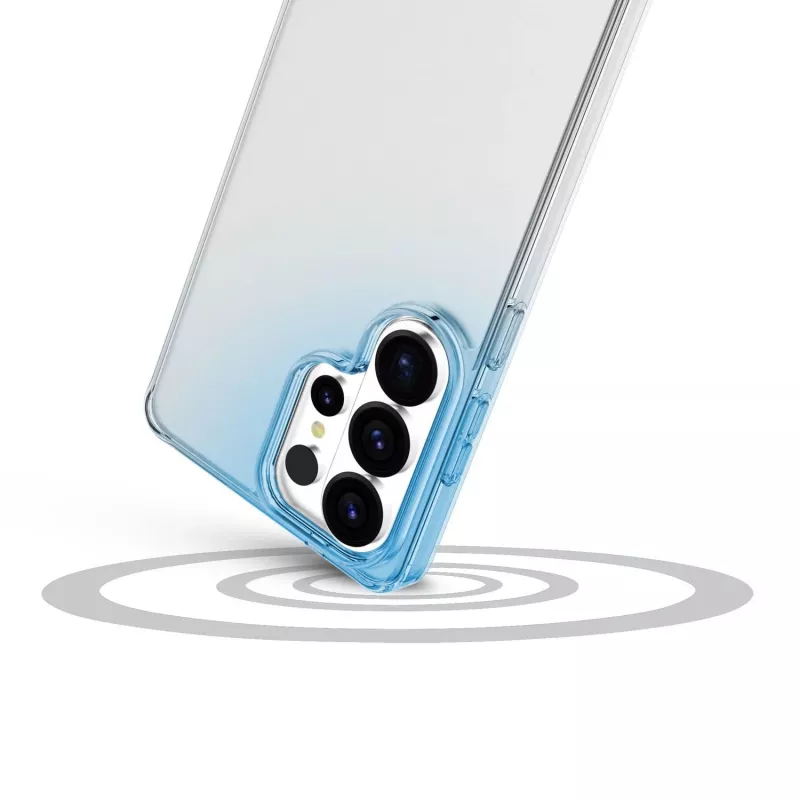 Cellularline Clear Protect - Galaxy S26 Ultra kietas dėklas su guminiais kraštais