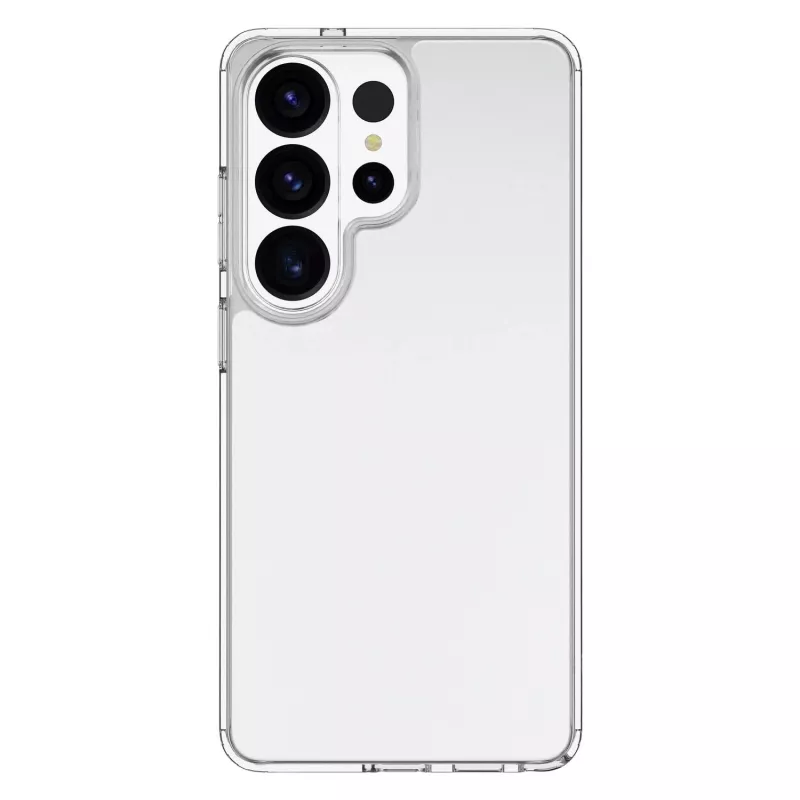 Cellularline Clear Protect - Galaxy S26 Ultra kietas dėklas su guminiais kraštais