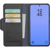 Cellularline Book Agenda - Galaxy S26 Ultra knygos tipo dėklas su dirbtinės odos apdaila, magnetiniu užsegimu, RFID apsauga ir stovo funkcija.