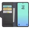 Cellularline Book Agenda - Galaxy S26 knygos tipo dėklas su dirbtinės odos apdaila, magnetiniu užsegimu, RFID apsauga ir stovo funkcija.