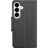 Cellularline Book Agenda - Galaxy S26 knygos tipo dėklas su dirbtinės odos apdaila, magnetiniu užsegimu, RFID apsauga ir stovo funkcija.