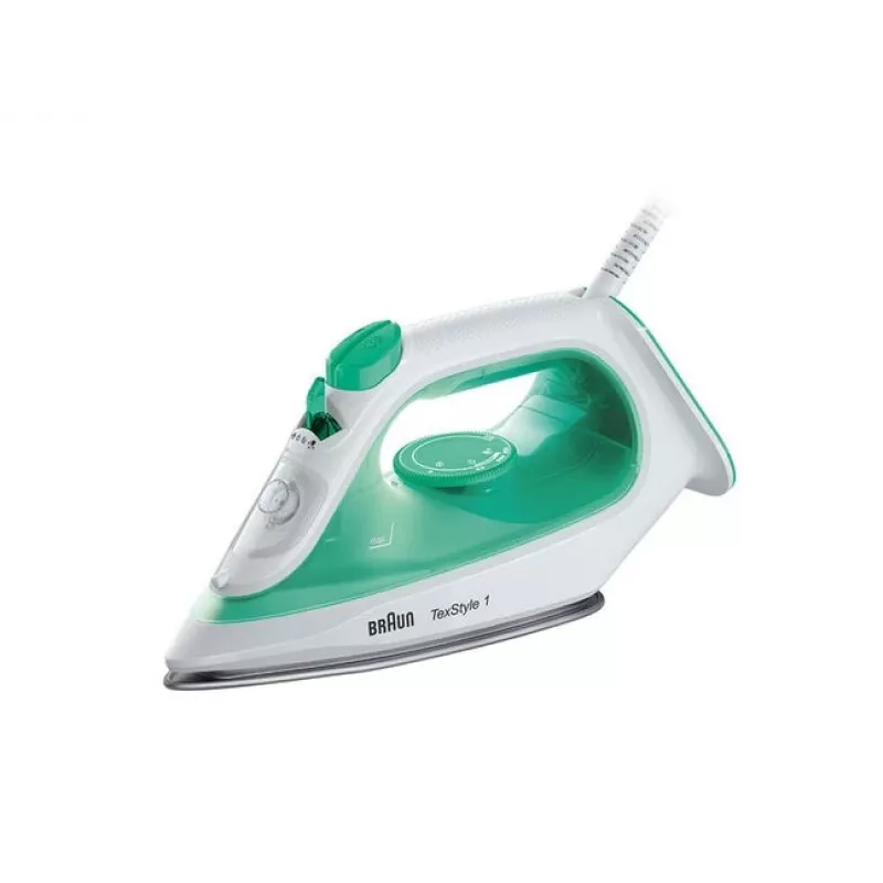 Braun TexStyle 1 SI 1040 GR garų lygintuvas Keraminis padas 2000 W Žalia, Balta