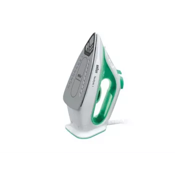 Braun TexStyle 1 SI 1040 GR garų lygintuvas Keraminis padas 2000 W Žalia, Balta
