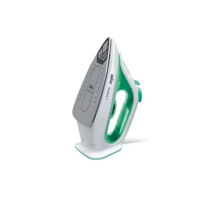 Braun TexStyle 1 SI 1040 GR garų lygintuvas Keraminis padas 2000 W Žalia, Balta
