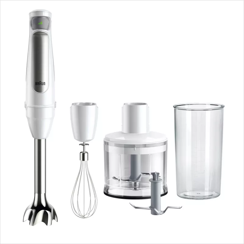 Braun MultiQuick 7 MQ7035IWH 0,6 L panardinamasis trintuvas 1000 W nerūdijantis plienas, balta