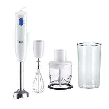 Braun MultiQuick 1 MQ10.202M WH 0,6 l panardinamasis trintuvas 450 W nerūdijantis plienas, balta